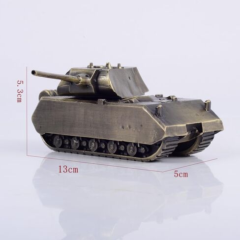 German Panzer VIII Maus Super Heavy Tank نموذج صب المعادن بالكامل نموذج عسكري يدوي (فضي) in Kuwait