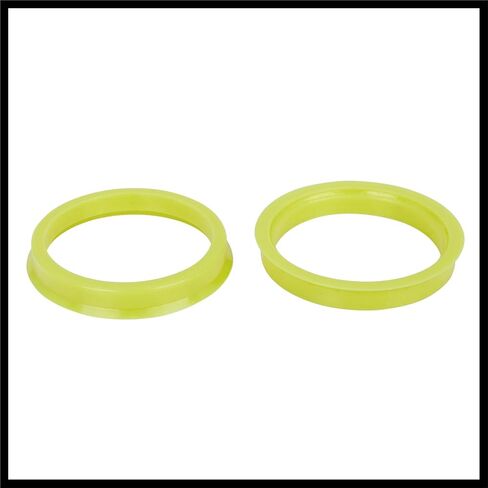 4pcs Plastic 66.6mm to 57.1mm Car Hub Centric Rings Wheel Bore Center Spacer Yellow Durable Material in Saudi Arabia