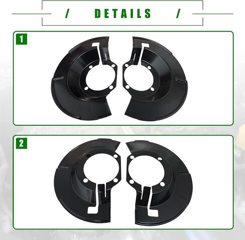 924-228 Front Brake Dust Shield Compatible with Dodge Ram 2500 3500 2003-2008 4WD Replace 5086663AA 5086664AA in Saudi Arabia