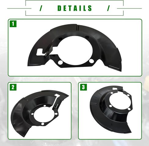 924-228 Front Brake Dust Shield Compatible with Dodge Ram 2500 3500 2003-2008 4WD Replace 5086663AA 5086664AA in Saudi Arabia
