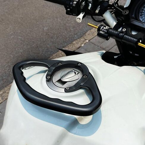 مسند ذراع للدراجة النارية بخزان الوقود الأمامي للراكب الأمامي لسوزوكي GSX-R GSX-S 600 750 1000 1300 Hayabusa مقود الدراجة النارية (أسود) in Kuwait