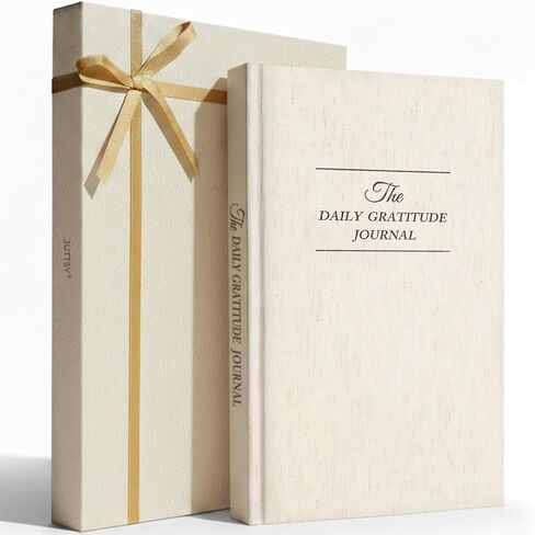 Gratitude Journal 2026 – Undated Daily Gratitude Journal with Upgraded Dynamic Prompts & Gift Box – 5 Minute Reflection, Mindfulness & Happiness Journal for Women & Men in Saudi Arabia