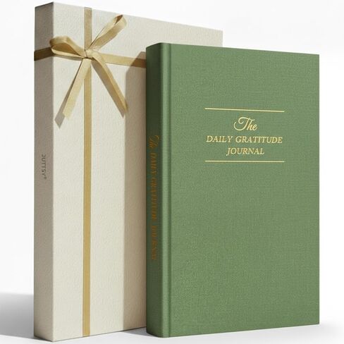 Gratitude Journal 2026 – Undated Daily Gratitude Journal with Upgraded Dynamic Prompts & Gift Box – 5 Minute Reflection, Mindfulness & Happiness Journal for Women & Men in Saudi Arabia