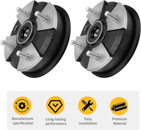 M MATI 2 قطعة طبلة الفرامل الأمامية لهوندا TRX250TM TRX250TE ريكون 250 1997-2024 TRX200 TRX200D 1991-1997 44600-HM8-000 in Saudi Arabia