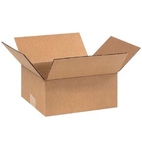 Aviditi 984 Corrugated Cardboard Box 9" L x 8" W x 4" H, Kraft, for Shipping, Packing and Moving (Pack of 25)