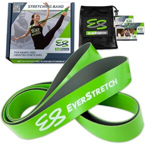 EverStretch Ballet Stretch Band Dance Equipment: 2-Layer Latex Dance Stretch Band for Flexibility Training. Stretch Bands for Dancers. Stretching Bands for Flexibility, Cheer, Pilates and Yoga.