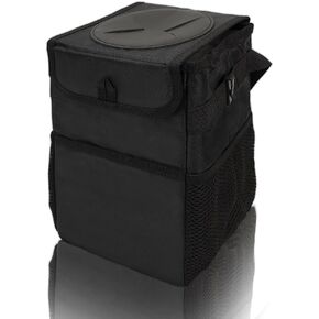 Tongketec Car trash can,Backseat Storage Box,Vehicle trash can,Car Leak-Proof Collapsible,Car garbage bin fruit leather box creative chair back storage box for Car SUV Truck