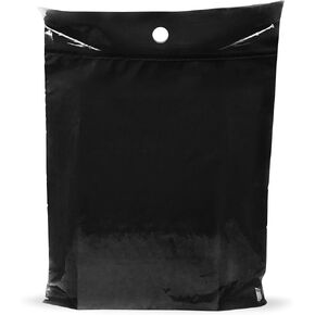 Plastic Car Trash Bags 50 pcs Black - 12x15x2 Thick Car Trash Bags Disposable Hanging - Disposable Car Garbage Bags - Easy Replace Car Trash Bag Small - Plastic Trash Car Bag by Popular Plastic Bags