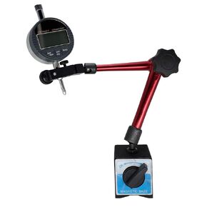 Electronic Digital Dial Indicator Gage Gauge and Magnetic Base 0-0.5 Inch/12.7 mm Inch/Metric Conversion Auto Off 0.00005"/0.001 mm Featured Measuring Tool