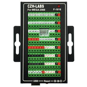 MEGA2560 Screw Terminal Block Breakout Module with Aluminum Enclosure, for Arduino MEGA 2560 R3