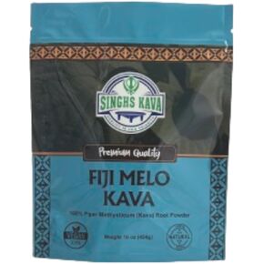 SINGHS Premium Quality Noble Fijian Kava Root Powder (WAKA) (16 Ounce (Pack of 1))