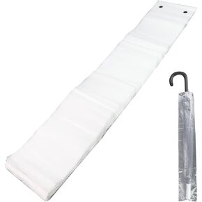 Oedema 100 Pcs Wet Umbrella Bag 16.73" Umbrella Bags Disposable Clear Umbrella Cover Replacement for Folding Umbrellas, Lobby Entrance, Shopping Mall