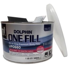 U-Pol Dolphin ONE-Fill All-in-One Premium Body Filler - Quart