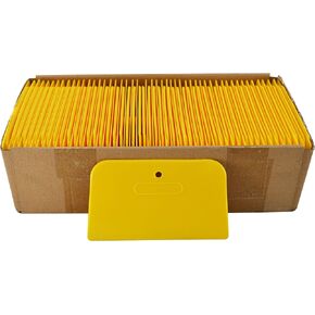 Astro 4528 Yellow 6" Plastic Spreader, Box of 100