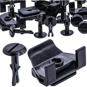Rexka 5 Sets Front Fender & Bumper Cover Clip & Pin Set for Toyota Lexus 53879-58010 47749-58010 Avalon Camry Corolla Highlander Matrix Prius Prius V Sienna Solara Tacoma Venza