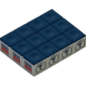 Silver Cup Chalk Dozen Box Color: Blue
