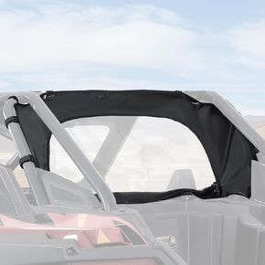 KEMIMOTO Soft Rear Windshield - Compatible with 2020-2024 RZR PRO XP/Turbo R, Dust Stopper UTV Back Window Panel, Rainproof UTV Accessories