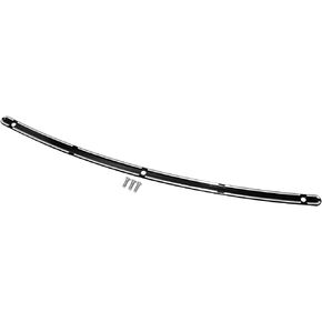 Polished Stainless Chorme Slotted Windshield Trim Fit for Harley Electra Glide, Street Glide, Ultra 1996-2013