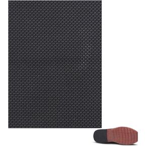 Shoe Sole Replacement Sheets Rubber,3.5MM Shoe Sole Repair Rubber Soling Sheet Non-Skid Shoes Bottom Repairing Material Noise Reduction Shoes Cushion Rubber Sole Protector (Black)