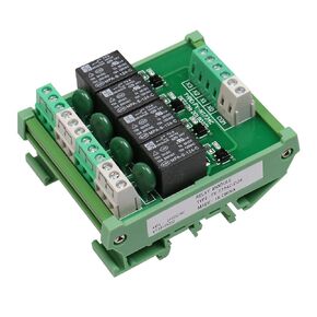 Good BNTai 4 Channel Relay Module 1 SPDT DIN Rail Mount 12VDC/AC Interface Relay Module (4Channel ACDC12V)