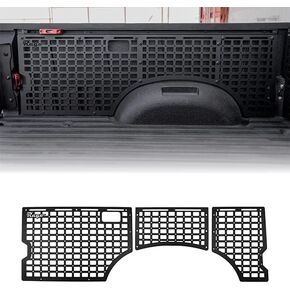 Bed Side Molle Panels for The 2022-2024 Toyota Tundra 3rd Gen Driver Side | Utilizes Factory Bed Rail | Molle Pattern Offers Diverse Mounting Solutions | Made in The USA | Rago Fabrication