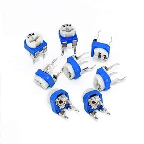E-Projects - 5k Ohm Variable Resistor Trimmer Pot, Top Adjustment Potentiometer (Pack of 25)