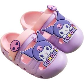 Many Rainbows Kuromi & Skull Clogs Slip on Water Shoes Casual Summer for Girls Kids Children
