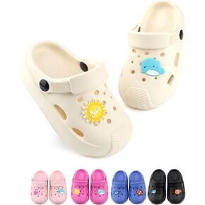 Onngaku Little Kids Clogs Toddler Girls Boys Sandals Cute Garden Clogs Water Shoes Slip on Beach Pool Slides Slippers