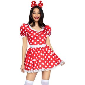 Leg Avenue Women's Polka Dot Halloween Costume Dress