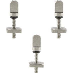 DGZZI Surfboard Fins Thumb Screw and Plate 3PCS M4x19mm No Tool Stainless Steel Fin Screw for Longboard and SUP Surfing Accessories