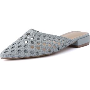 CUSHIONAIRE Women's Behold Woven Mule +Memory Foam, Wide Widths Available