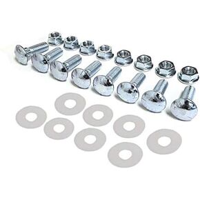 Universal Crossmember Bolt Kit Nut+Washer Works with Standard Dry Van Cargo Semi Horse Utility Trailers (Bolts 3/8?-16 TPI Thread) (KIT06)