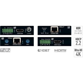 Key Digital KD-X222PO HDBaseT 4K HDMI Extender Set with PoE, HDR & HDCP 2.2