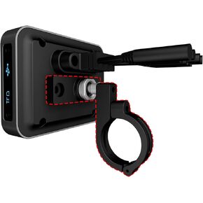 DEEPMOTO Motorcycle Handlebar Type Dash Cam Mounting Bracket, Single Ball Head, D10 Series Accessories, Suitable for Models with Round Rod Diameter 0.83-1.2in
