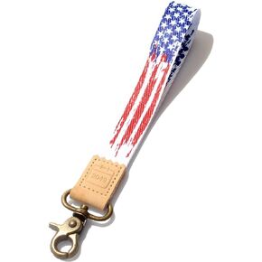 DQL wrist key lanyard, Bohemian key chain wristlet hand lanyard key wrist strap, keychain short key lanyard, car key holder for women(Cute)