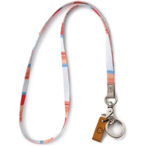 MNGARISTA Neck Keys Lanyard for Women, Durable Floral ID Lanyards with Keyring and Clasp for School or Wallets, Marble