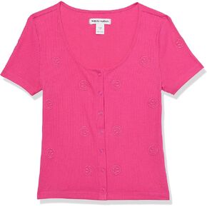 Happy Nation Girls Fitted Ribbed Cardigan