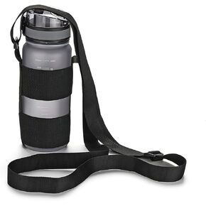 OYATON Universal Water Bottle Carrier Sling with Adjustable Shoulder Strap for Walking Short Hiking, Water Bottle Holder for 16-64 oz Wide Mouth Bottles (Exclude Water Bottle)