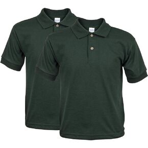Gildan Boys Jersey Polo, 2-Pack