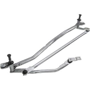 A-Premium Front Windshield Wiper Transmission Linkage Assembly Compatible with Audi Vehicles - A6 2005-2011, A6 Quattro 2006-2011, S6 2007-2011, Sedan - Replace# 4F1955023A, 4F1955023B