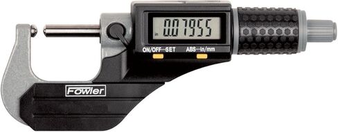 Fowler 54-860-211-1, Ip54 Digital Ball Anvil and Spindle Micrometer with 0-1"/25MM Measuring Range in Saudi Arabia