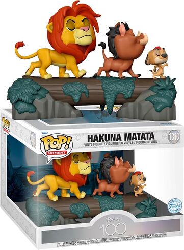 Funko Pop Hakuna Matata Disney 100 Special Edition No.1313 Hakuna Matata Character Disney 100th Anniversary Pop on Vinyl in Saudi Arabia