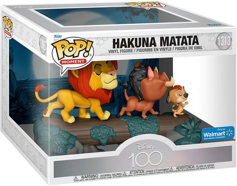 Funko Pop Hakuna Matata Disney 100 Special Edition No.1313 Hakuna Matata Character Disney 100th Anniversary Pop on Vinyl in Saudi Arabia