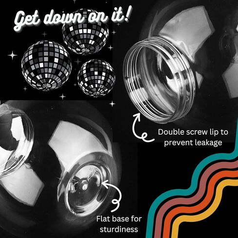 Elil Plastic Fish Bowls for Drinks 16.9 oz Party 06 Pack Small Fish Bowl Cups with Lids and Straws (6 pack, 6, Count) in Kuwait