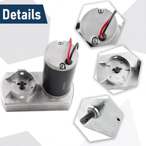Neresshery 132682 RV Actuator Slide Out Motor OEM 18: 1 محرك نسبة، استبدل 295380، M-8910، RP-785615 Motor، متوافق مع معظم المحركات، استخدم مع نظام الانزلاق من خلال الإطار - ضمان لمدة 3 سنوات in Kuwait