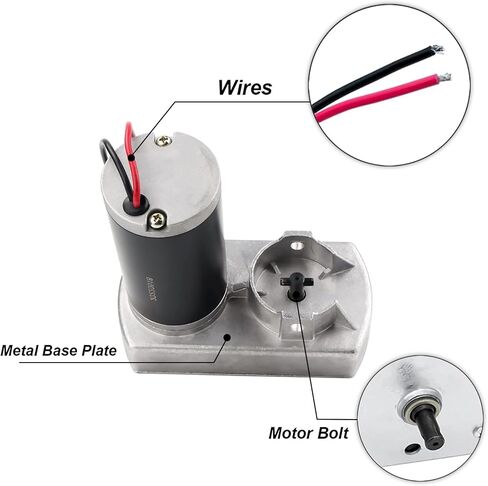 Neresshery 132682 RV Actuator Slide Out Motor OEM 18: 1 محرك نسبة، استبدل 295380، M-8910، RP-785615 Motor، متوافق مع معظم المحركات، استخدم مع نظام الانزلاق من خلال الإطار - ضمان لمدة 3 سنوات in Kuwait