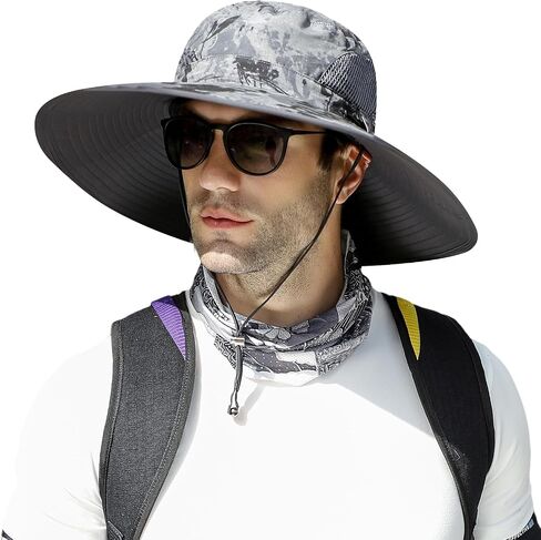 Oversize XL/XXL Sun Hat for Large Head Men Wide Brim Fishing Hats in Saudi Arabia