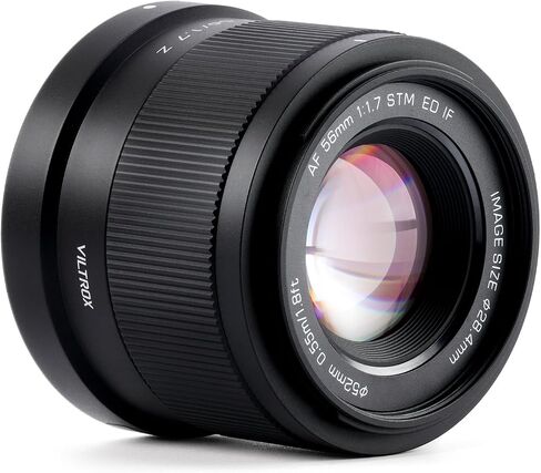 VILTROX 56mm F1.7 Nikon Z, 56mm f/1.7 Nikon Z Mount Lens, APS-C Lens for Nikon Z-Mount ZFC Z30 Z50 Z5 Z6 Z6II Z7 Z7II Z8 Z9 in Saudi Arabia