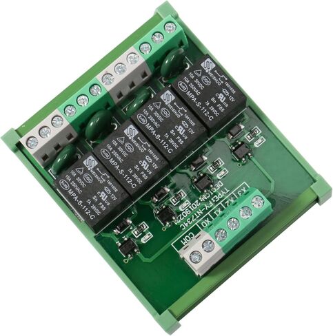 Good BNTai 4 Channel Relay Module 1 SPDT DIN Rail Mount 12VDC/AC Interface Relay Module (4Channel ACDC12V) in Saudi Arabia