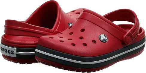 Crocs Kids' Crocband Clog , Pepper/Graphite, 7 Toddler in Saudi Arabia